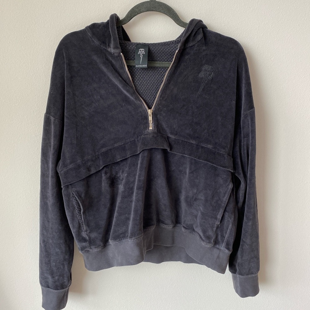 Electric & Rose dark grey hoodie